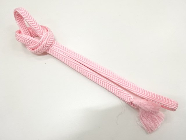JAPANESE KIMONO / HANDTIED OBIJIME CORD 